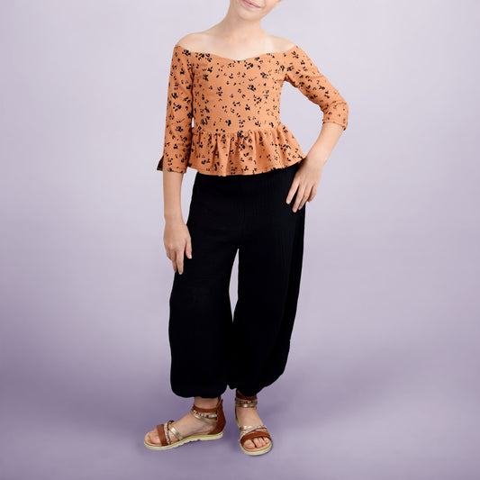 PATRONS YASMINE ENFANTS - Top + pantalon